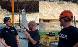 UNTOLD se instalează pe Cluj Arena: ”35 de elefanți atârnă aici, în aer!”