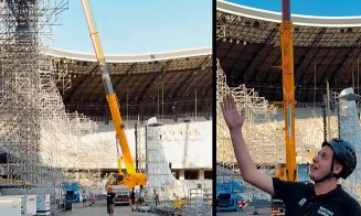UNTOLD se instalează pe Cluj Arena: ”35 de elefanți atârnă aici, în aer!”