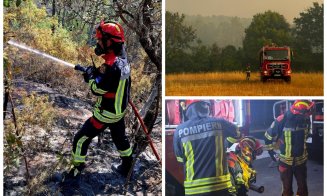 Pompierii români, în mijlocul infernului din Franța. Intervenție pentru salvarea locuințelor