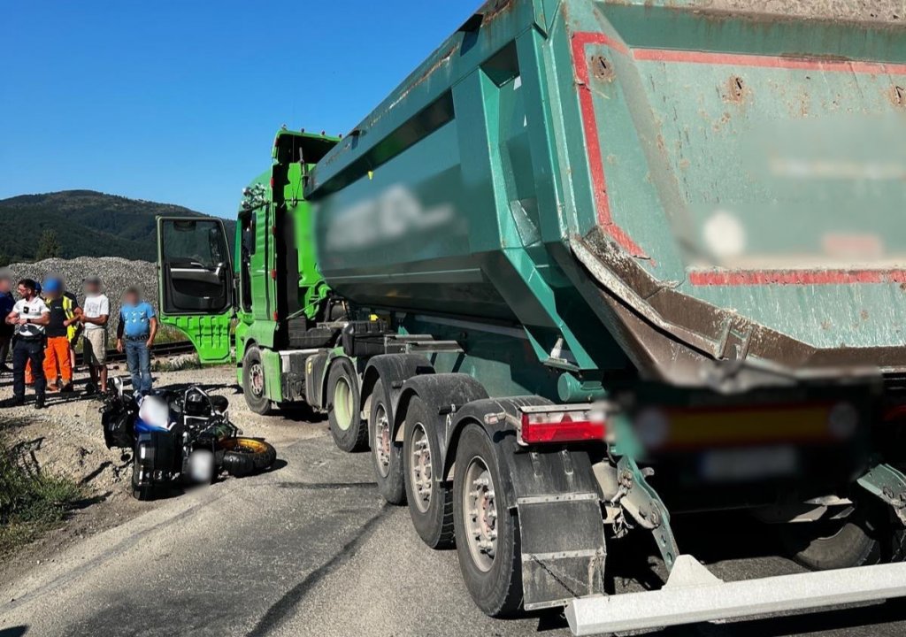 Cum s-a produs accidentul din Ciucea, Cluj, în urma căruia un motociclist a fost rănit