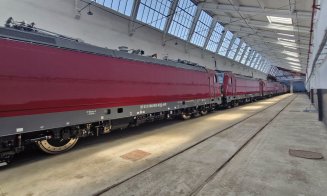 Cum arată primele cinci locomotive Alstom livrate României. Vor ajunge și pe rute din Cluj