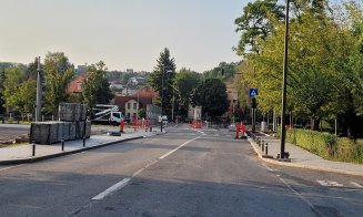 FOTO. Așa arată noul pod provizoriu construit pentru a menține legătura peste Someș până se reface vechiul Garibaldi