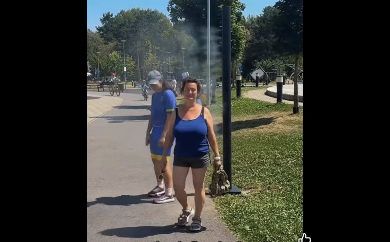 Nou sistem de răcorire în spațiul public la Baza Sportivă Gheorgheni. Urmează și alte zone din Cluj-Napoca