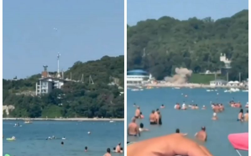 Dronă prăbușită pe o plajă din Rusia: șapte morți și zeci de răniți. Incidentul a avut loc în apropierea reședinței lui Putin
