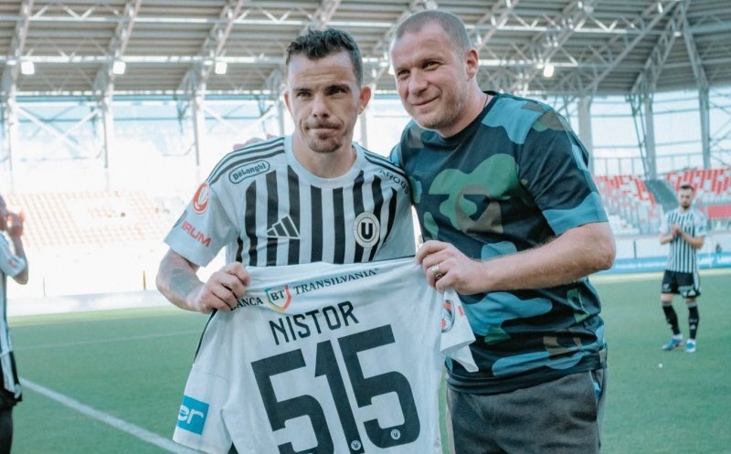 Dan Nistor, gest pentru următoarea generație după egalarea recordului de prezențe în prima ligă. 515 de mingi vor ajunge la micii fotbaliști