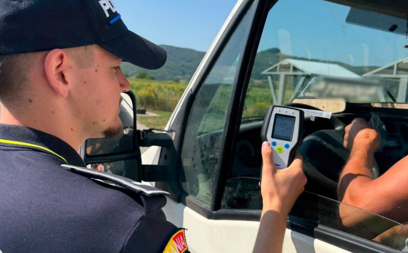 Colegi de trafic în Cluj: Șoferi băuți la volan sau care conduc autovehicule ”sechestrate” / Aproape un sfert dintre cei verificați de poliție au luat amenzi
