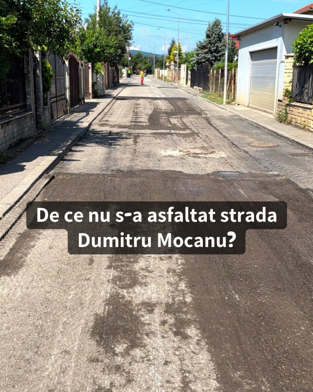 De ce nu s-a asfaltat strada Dumitru Mocanu din Florești? Primarul Pivariu a dat răspunsul