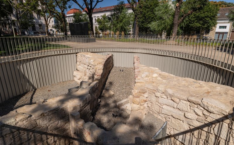Poți vedea gratis, oricând, Clujul roman și cel medieval. Vestigiile din Parcul I.L. Caragiale, deschise publicului