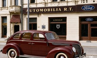 Reprezentanța Automobilia R.T., distribuitor al mărcilor Ford și Lincoln în Clujul interbelic