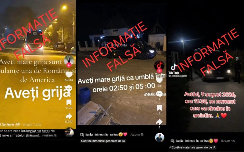 „Ambulanța neagră”, o dezinformare / Anunțul MAI