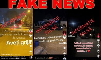 Prefectul Clujului cere toleranță ZERO față de orice formă de violență împotriva personalului medical / ”Ambulanța neagră care răpește copii”, un fake-news grosolan