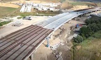 Autostrada Transilvania A3: Avans și pe viaductele de la Nădășelu - Mihăiești și Mihăiești - Zimbor