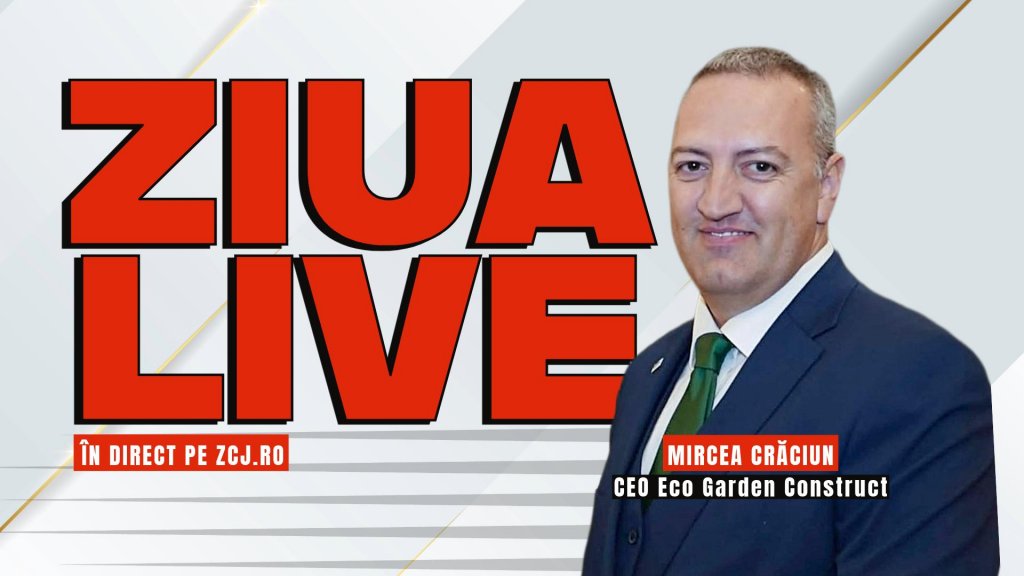 Mircea Crăciun, CEO Eco Garden Construct, invitat la ZIUA LIVE