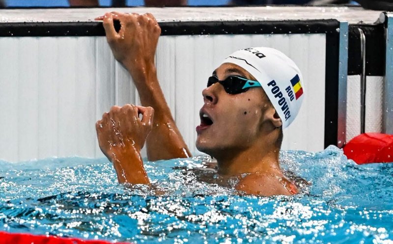 O nouă performanță legendară. David Popovici, campion european la 200 de metri liber