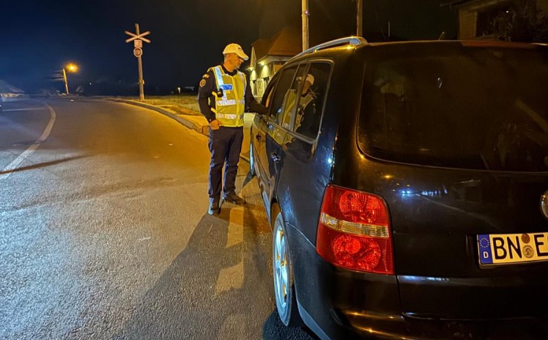 Acțiune de amploare a polițiștilor clujeni. Zeci de șoferi au fost verificați în cursul nopții