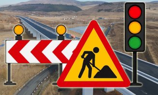 Restricții de circulație pe DN 1F în județul Cluj luni și marți în zona viaductului de pe Autostrada Transilvania