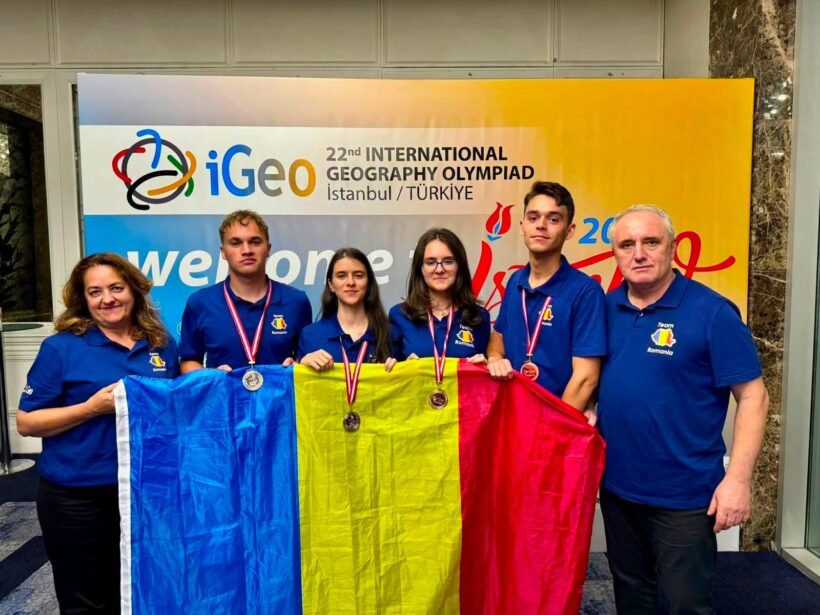 Nou succes pentru elevii români: trei medalii la Olimpiada Internațională de Geografie 2026