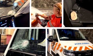 Cei 7 inculpați care au atacat o ambulanță în Cluj cu bâte, topoare și bolovani, se află la Tribunalul Cluj. Au constestat arestul preventiv