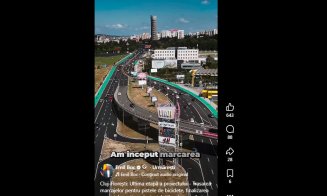 Primul tronson al Centurii Metropolitane a intrat pe ultima sută de metri. Boc, pe șantierul Cluj-Florești