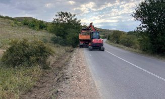 Un nou drum județean din Cluj a intrat în reparații