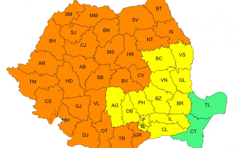 A revenit CANICULA! Clujul, sub COD PORTOCALIU de disconfort termic și noapte tropicală. Maximele, spre 40 de grade