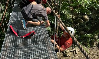 Traseu mai sigur pentru turiști. Podul 3 din Cheile Turzii a fost refăcut