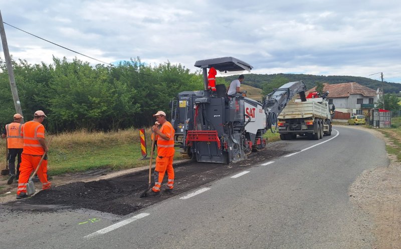 Lucrări de întreţinere curentă şi periodică pe drumul judeţean DJ 150 Viișoara – Frata – Moci