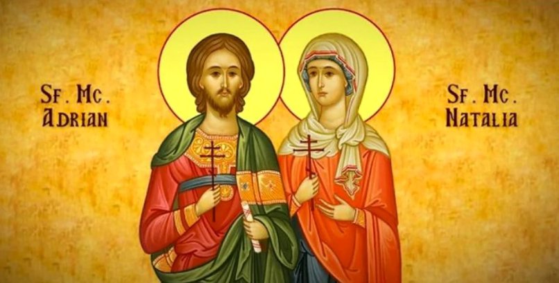 Calendar ortodox. Sfinții Adrian și Natalia, sărbătoriți pe 26 august. Cutremurătoarea poveste a celor doi soți