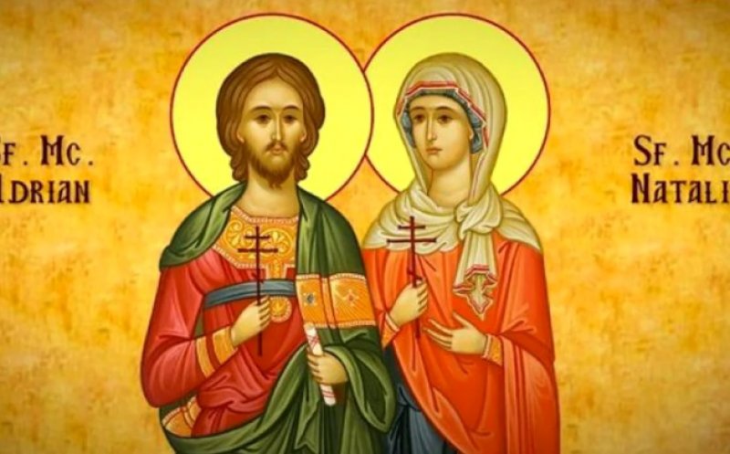 Calendar ortodox. Sfinții Adrian și Natalia, sărbătoriți pe 26 august. Cutremurătoarea poveste a celor doi soți