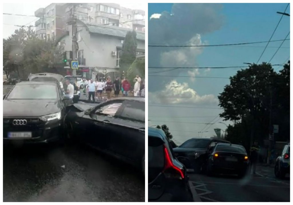 Accident rutier pe strada Aurel Vlaicu din Cluj-Napoca. Trafic îngreunat