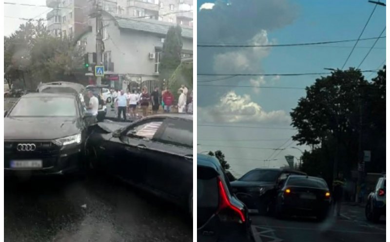 Accident rutier pe strada Aurel Vlaicu din Cluj-Napoca. Trafic îngreunat