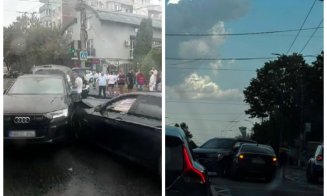 Accident rutier pe strada Aurel Vlaicu din Cluj-Napoca. Trafic îngreunat