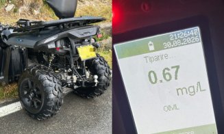 Accident cumplit în Cluj: o fetiță de 5 ani, lovită de un ATV. Șoferul era băut, nu avea permis și a plecat de la locul accidentului