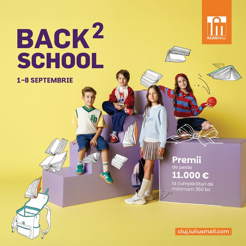 „Back 2 School” cu premii instant la Iulius Mall Cluj