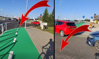 "O problemă cu frumoasele piste din zona Vivo: Așa să tot mergi pe bicicletă (sunt ironic), în 2h ajungi în centru”