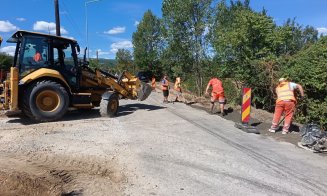 Se repară un nou drum județean din Cluj. O parte va fi închis vineri pentru asfaltare
