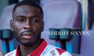 Sheriff Sinyan s-a întors în Superligă. Fostul fundaș al CFR-ului a fost prezentat oficial de Rapid
