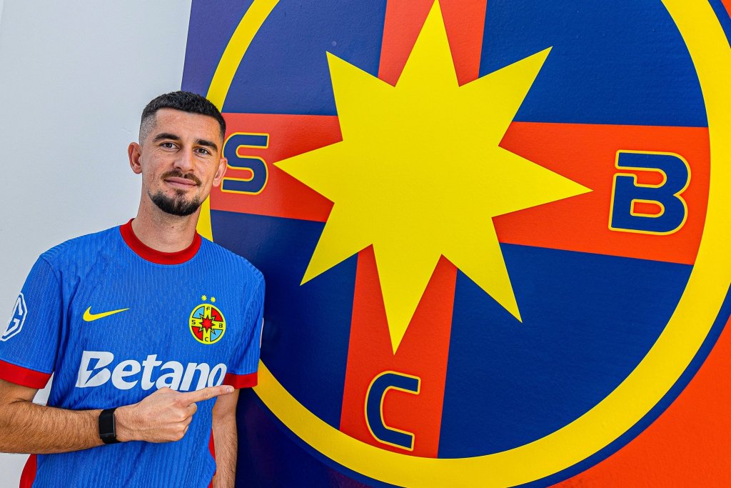 Meriton Korenica, prezentat oficial la FCSB după transferul de la CFR Cluj