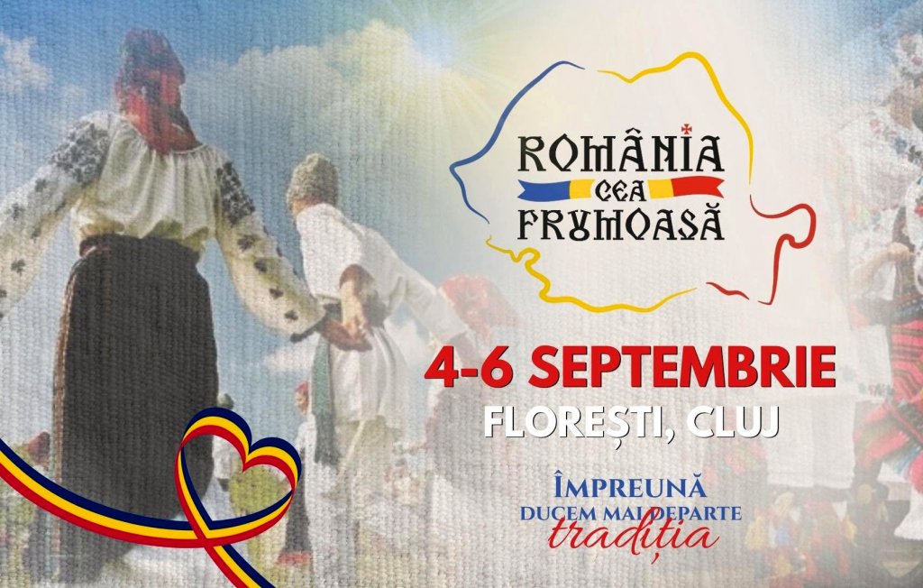 4-6 septembrie, Parcul Poligon din Florești: Festivalul „România Cea Frumoasă” / VEZI programul pe zile