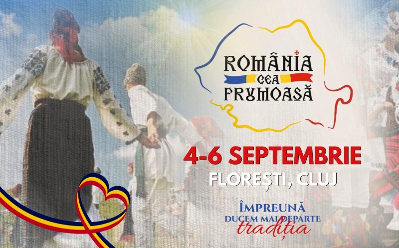 4-6 septembrie, Parcul Poligon din Florești: Festivalul „România Cea Frumoasă” / VEZI programul pe zile