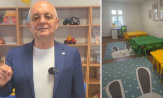 Grădiniță modernizată pentru copiii din Pata Rât. Boc: „Avem grijă să aibă egalitate de șanse”