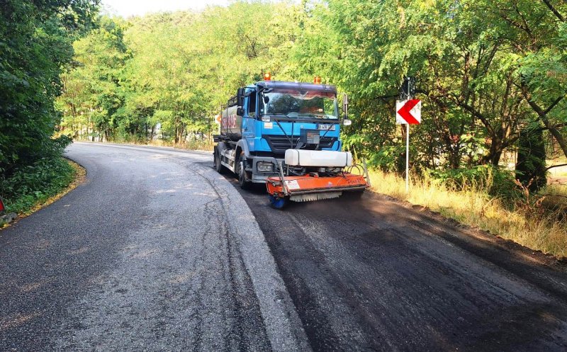 Un drum județean din Cluj a intrat în reparații. Ce lucrări se execută