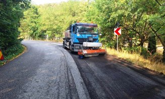 Un drum județean din Cluj a intrat în reparații. Ce lucrări se execută
