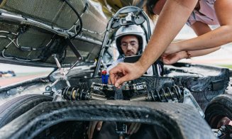 OZN pe Cluj Arena? Doar un vehicul solar pe circuit