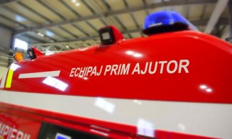 Accident în Cluj-Napoca, pe strada Fântânele. Motociclist, transportat la spital