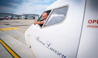 Primul zbor pentru noul avion intrat în flota TAROM, care poartă numele „Mircea Lucescu”: „Un pas înainte pentru companie”