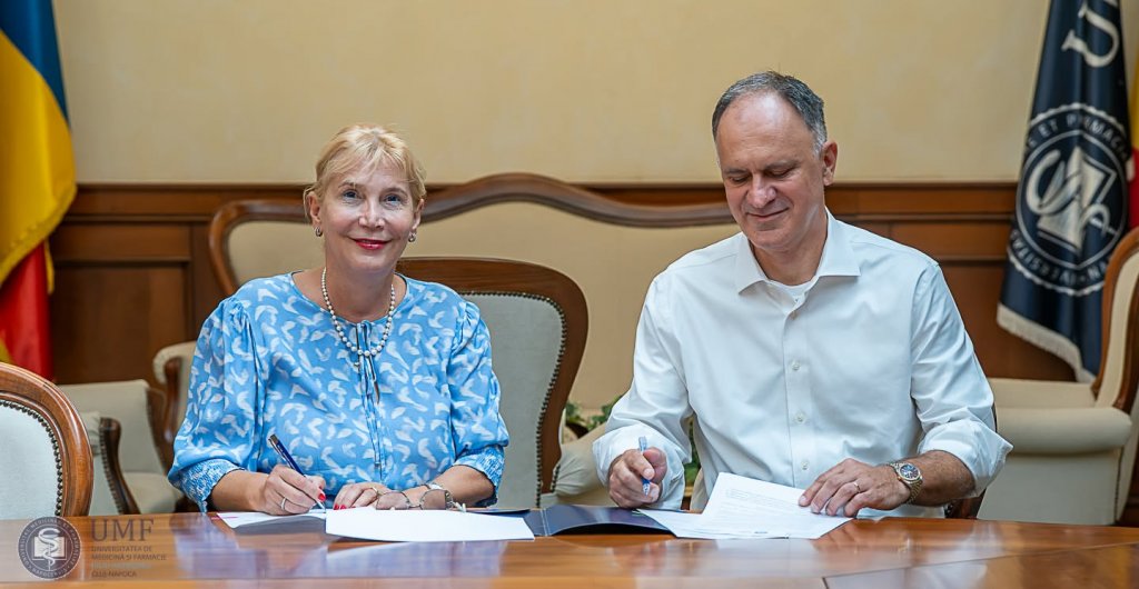UMF Cluj își extinde colaborarea cu diaspora medicală. Acord cu o federație româno-americană pentru proiecte comune de educație și cercetare