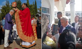 Episcopia Oradiei face cercetări după vizita lui Călin Georgescu la o mănăstire, unde preotul l-a numit „președinte ales”: "Biserica nu poate fi 
