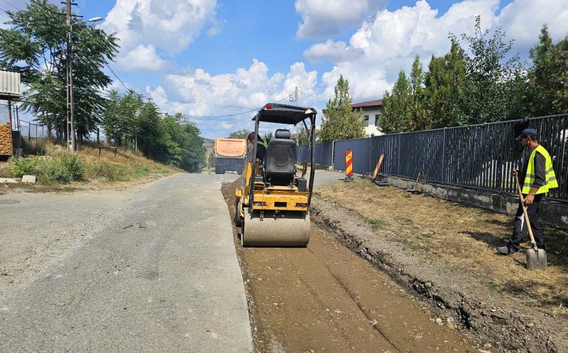 Un nou sector de drum județean din Cluj a intrat în reparații