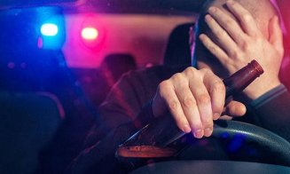Un bărbat s-a urcat băut la volan și a ajuns cu mașina într-un cap de pod. Polițiștii clujeni l-au reținut / Ce alcoolemie avea